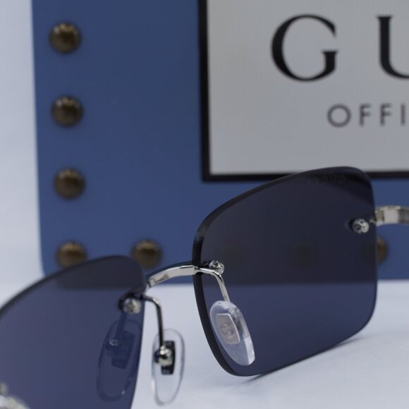 Final Price! Gucci GG1703S 003 Silver/Blue Sunglasses main image 5